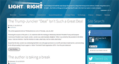 Desktop Screenshot of lightfromtheright.com